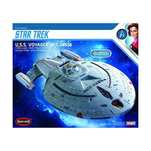 Scifi: Polar Lights 980 1/1000 U.S.S. Voyager NCC-74656 - Star Trek: Voyager (Snap Kit)