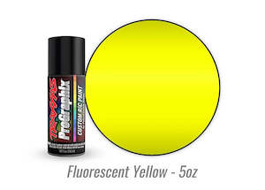 Traxxas Body Paint 1: Traxxas 5063 - Body paint ProGraphix fluorescent yellow (5oz)