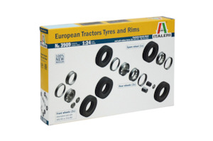 Trucks: Italeri 3909 1/24 European Tractor Tyres and Rims