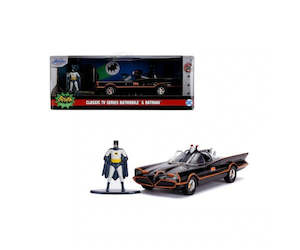 1 32 Scale: Jada 31703 1/32 1966 Batmobile w/Batman Figurine - Classic Batman TV Series