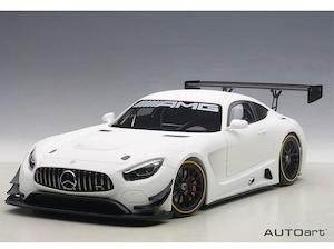 1 18 Scale: AUTOart 81531 1/18 MERCEDES AMG GT3 PLAIN COLOUR VERSION (MATT WHITE)