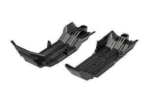 Traxxas Spares: Traxxas 10737 Skid Plate Front & Rear & Bumper Front & Rear