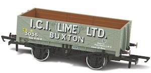 Zero Price: Oxford OX-OR76MW5005 1/76 Mineral Wagon, 5 Plank, ICI (Lime) Ltd
