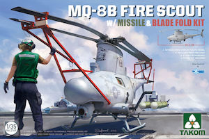 Takom: Takom 2169 1/35 MQ-8B Fire Scout w/ Missile & Blade Fold Kit