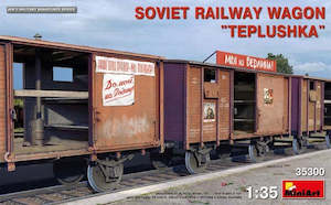 Miniart Models: MiniArt 35300 1/35 SOVIET RAILWAY WAGON "TEPLUSHKA"
