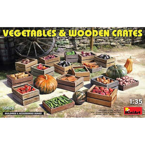 MiniArt 35629 1/35 WOODEN CRATES W/VEGES