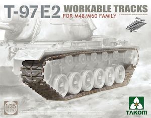 Takom: Takom 2163 1/35 T-97E2 Workable Tracks For M48/M60 Family