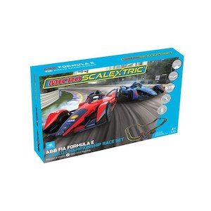 Scalextric Sets: Scalextric G1179 Micro Set: ABB FIA Formula E - World Championship Race (Battery Powered)