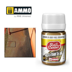 Ammo By Mig Jimenez Railroad Colours: AMMO by Mig Jimenez AMMO.R-2207 Rail Center Fuel Staining 35ml