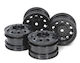 Tamiya 54741 OR RACE TRUCK WHEEL FRONT & REAR BLACK (4)