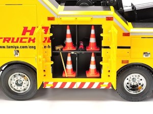 Tamiya 1 14th Scale Trucks: Tamiya 56558 1/14 RC Accessory Set: Road Cones and Tools