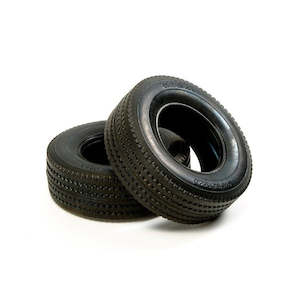 Tamiya 1 14th Scale Trucks: Tamiya 56528 1/14 Tractor Truck Tires - 30mm Wide Hard (2pcs)