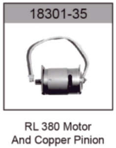 Rc Electronics Motors: HOSpeed 18301-35 380 Brushed Motor copper pinion & Wire