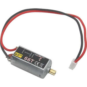 Rc Electronics Motors: Hot Racing HRASXTF50M11 66T HT motor with 11T gear SCX24