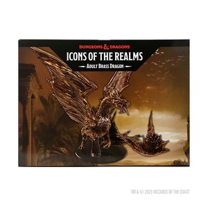 WizKids 96228 D&D Icons of the Realms: Adult Brass Dragon