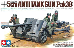 Tamiya New Arrivals: Tamiya 35392 1/35 5cm PAK38 ANTI TANK GUN