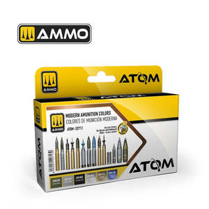 AMMO by Mig Jimenez ATOM-20722 Atom Color Interior Colors German Tanks Set
