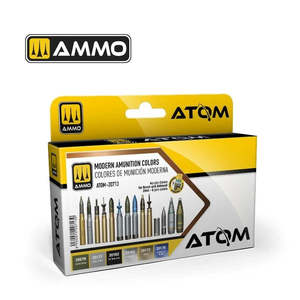 AMMO by Mig Jimenez ATOM-20713 Atom Color Modern Amunition Colors Set