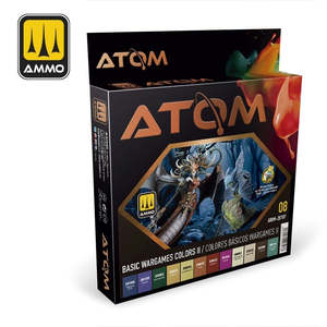 AMMO by Mig Jimenez ATOM-20707 Atom Color Basic Wargames Colors Ii Set