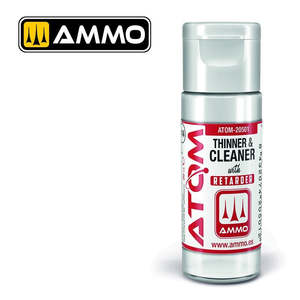 Ammo By Mig Jimenez: AMMO by Mig Jimenez ATOM-20501 Atom Color Thinner And Cleaner With Retarder 20ml