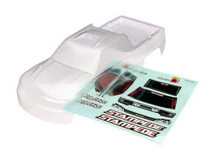 Usa Warehouse Stock: Traxxas 3751 Body Stampede Clear/Decals