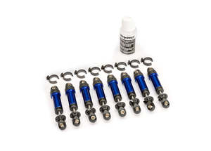Traxxas Rc Car Parts Spares: Traxxas 9864-BLUE 1/18 Aluminum GTM Shocks (8)