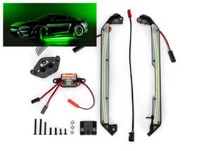 Traxxas Rc Car Parts Spares: Traxxas 10590-GRN 4-Tec Underbody LED Light Kit