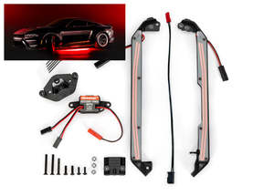 Traxxas Rc Car Parts Spares: Traxxas 10590-RED 4-Tec Underbody LED Light Kit