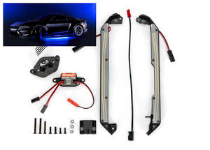Traxxas Rc Car Parts Spares: Traxxas 10590-BLUE 4-Tec Underbody LED Light Kit
