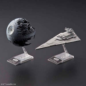 Bandai Star Wars G5063852 STAR WARS 1/2,700,00 DEATH STAR II & 1/14,500 STAR DESTROYER