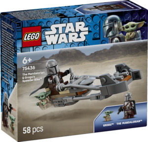 Star Wars: LEGO Star Wars Mandalorian The Mandalorian & Grogu's Speeder Bike™ 75436