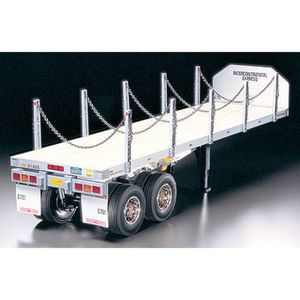 Trucks: Tamiya 56306 1/14 Flatbed Semi-Trailer. Hobby Hangar