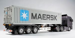 Trucks: Tamiya 56326 40-Foot Container Semi-Trailer for Tamiya 1/14 R/C Tractor Truck. Hobby Hangar