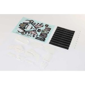 LOSI/TLR LOS260005 White Plastics with Wraps: Promoto-MX. Hobby Hangar