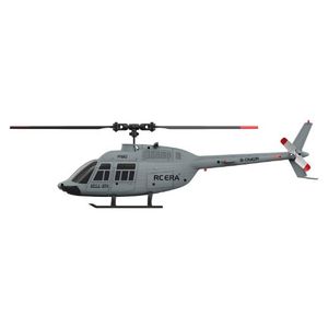RC ERA A60 BELL 206 Mini Optical Flow RC Helicopter Model RTF Grey. Hobby Hangar
