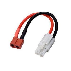 EV-Peak N27326 Tamiya Male to Deans Female Connector Adapter 18AWG 150mm. Hobby Hangar