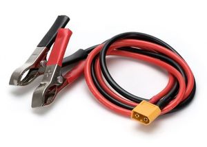 Charge Leads, Balance Boards: Fuse FUSE10597 large DC input alligator clip to XT60, 10AWG 600mm. Hobby Hangar