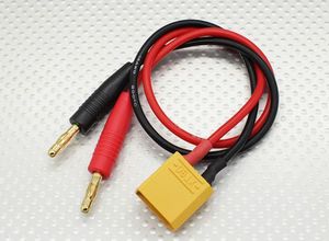 FUSE10540 XT90 to Banana Plug Charge Lead Adapter. Hobby Hangar