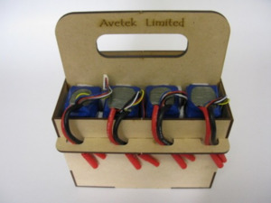Bags and Carry Cases: Avetek 10-BB8 Battery Box-fits 8 Batteries. Hobby Hangar