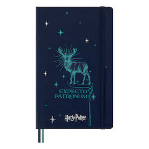 Moleskine LE Harry Potter Large Ruled Patronum Notebook