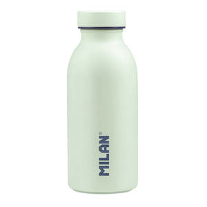 School Stationery: Milan 350ml 1918 Series Green Stainless Steel Isothermal Bottle