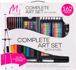 Acrylic Paint Sets: Art Advantage 127 Piece Jumbo Mixed Media Art Set