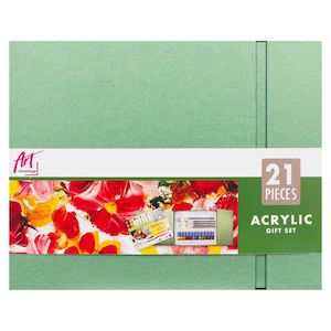 Acrylic Paint Sets: Art Advantage 21 Piece Acrylic Set In Gift Box