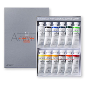 ShinHan Professional 50ml Acrylic Paints Set Of 12 Set A