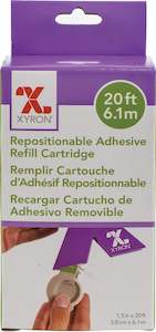 Adhesives Double Sided Tape: Xyron X150 Cartridge Repositionable Adhesive