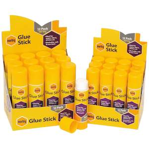 Adhesives Glue: Marbig Glue Stick Large (35gm) Pack Of 12