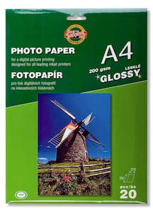 Album Accessories: Koh-I-Noor Photopaper Gloss A4 200gsm