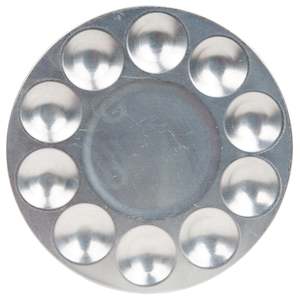 Metal 10 Circuler Well Painting Palette