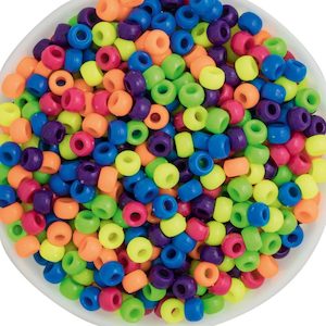 Beads: EC Pony 1600 Piece Neon Beads