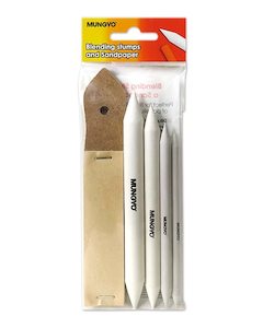 Blenders: Mungyo Blending Stump & Sandpaper Set